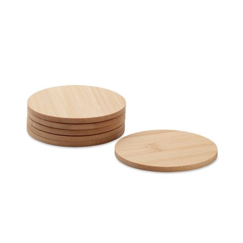 Bamboo coasters set - Image 2